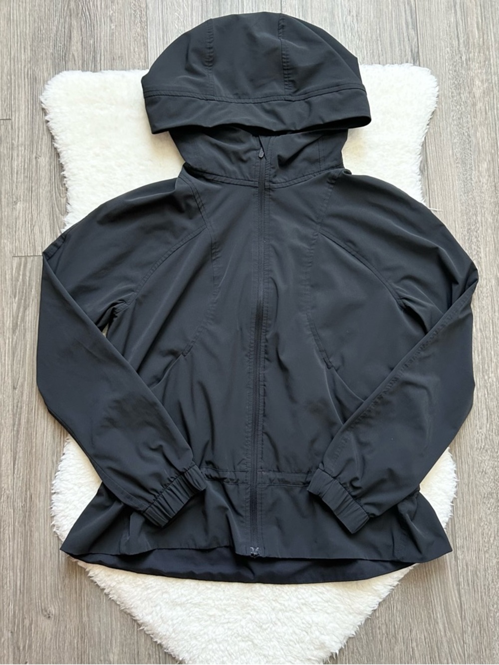 Lululemon Pack It Up Black Hooded Jacket